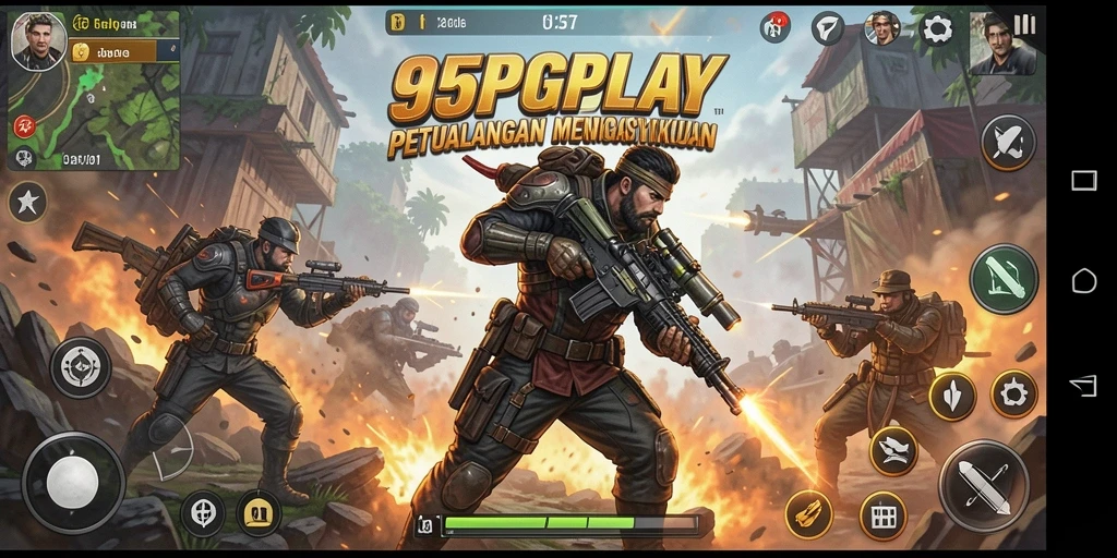 Tampilan gameplay <strong>95PGPLAY</strong> yang menampilkan aksi mendebarkan dan grafis yang memukau.