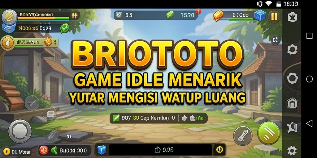 Tampilan gameplay BRIOTOTO yang santai dan menarik.