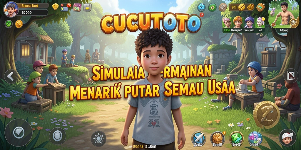 Tampilan gameplay menarik dari CUCUTOTO yang penuh aksi.
