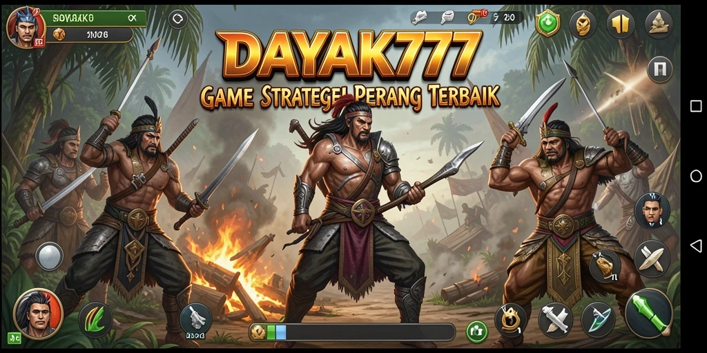 Tampilan gameplay menarik dalam DAYAK777 yang sangat strategis.