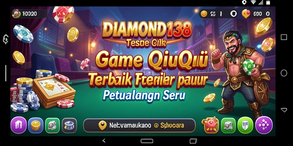 Tampilan seru gameplay QiuQiu di DIAMOND138.