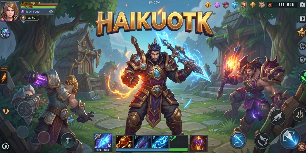 Gameplay mendebarkan HAIKUOTK di dunia fantasi.