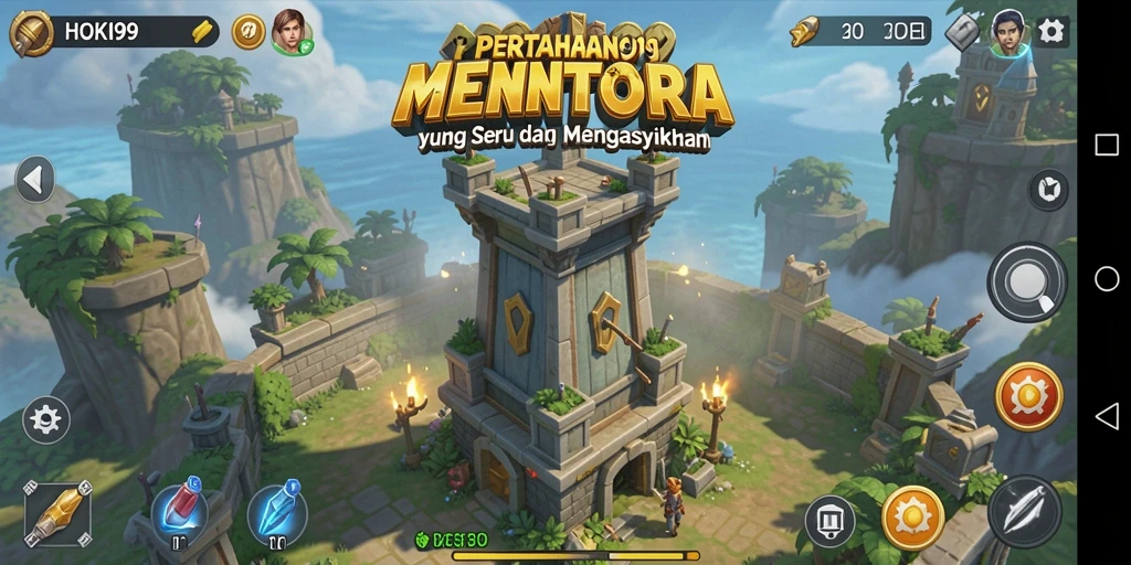 Gameplay HOKI99 yang menegangkan dalam kategori Tower Defense.