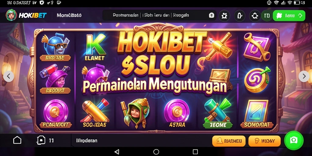 Tampilan gameplay HOKIBET yang seru dan menarik.