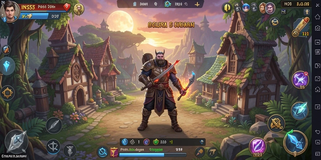 Tampilan gameplay <strong>INS55</strong> yang memukau dengan aksi strategi yang seru.