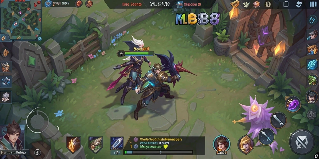 Tampilan gameplay utama MLBB8 yang seru dan mengasyikkan.
