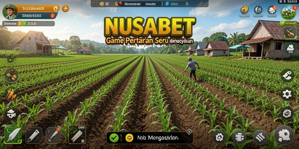 Tampilan gameplay NUSABET yang menarik dan interaktif.
