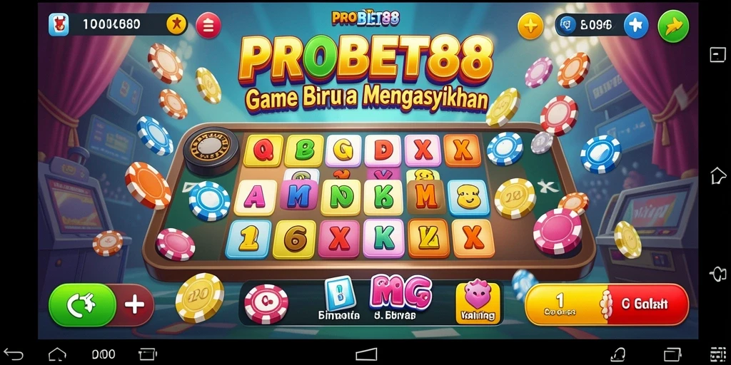 Gameplay seru PROBET88 menampilkan keseruan Bingo.