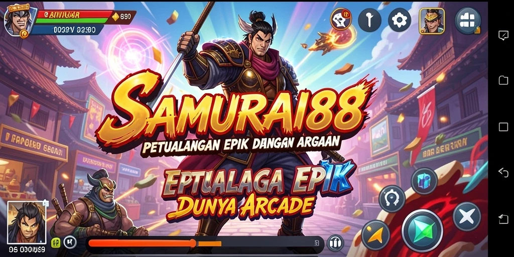 Tampilan gameplay seru dan menegangkan di SAMURAI88.