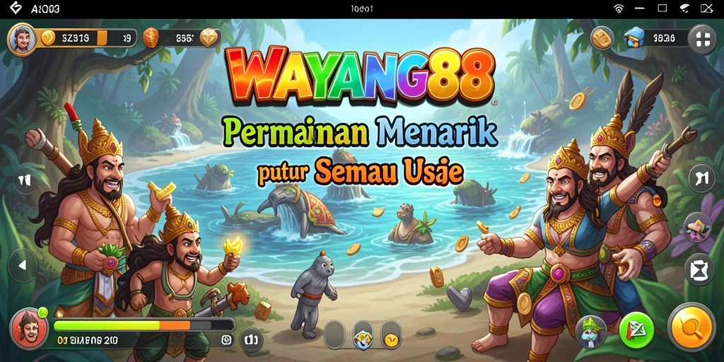 Tampilan gameplay menarik dari WAYANG88 yang penuh tantangan.