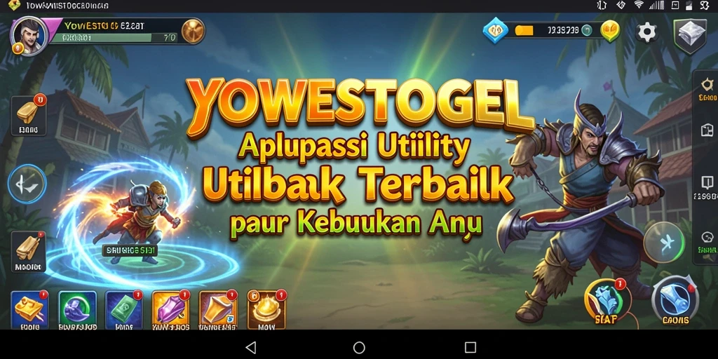 Tampilan antarmuka YOWESTOGEL yang intuitif dan mudah digunakan.